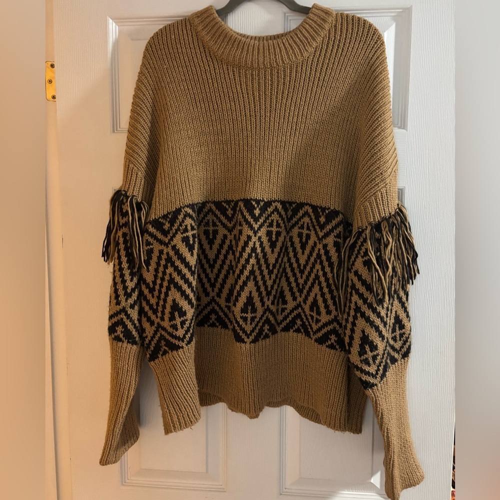 LIKE NEW GEORGE SIZE XXL BOHO STYLE SWEATER